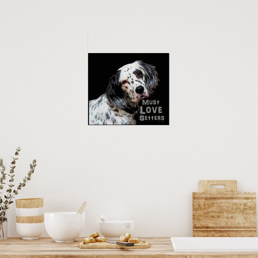 Margo- Moet-liefdeszetters Poster (Keuken)