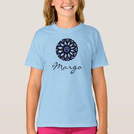 Margo Smiling Flower Shirt (Voorkant)