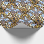 Margo Spray Modern Elegant Kerstmis Cadeaupapier (Hoek)