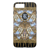 Margo Spray Unique Elegant Monogram Case-Mate iPhone Case (Achterkant)