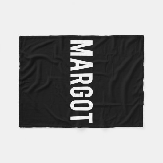 Margot - Cool New Funny Name Fan Gift Tee  Fleece Deken (Voorkant (Horizontaal))
