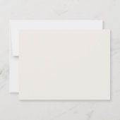 MARGOT Dusty Roos Blush Floral Wedding Detail Card Kaart (Achterkant)
