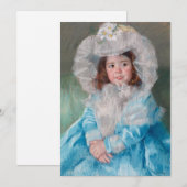 Margot in Blue | Mary Cassatt (Voorkant / Achterkant)