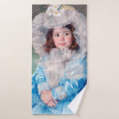 Margot in Blue, Mary Cassatt Badhanddoek (Badhanddoek)
