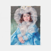 Margot in Blue, Mary Cassatt Fleece Deken (Voorkant)
