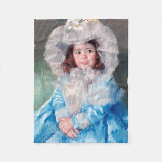 Margot in Blue, Mary Cassatt Fleece Deken (Voorkant)