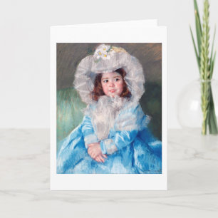 Margot in Blue, Mary Cassatt Kaart