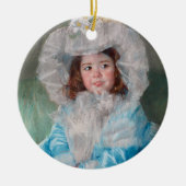Margot in Blue | Mary Cassatt Keramisch Ornament (Voorkant)