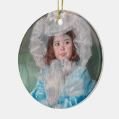 Margot in Blue | Mary Cassatt Keramisch Ornament (Links)