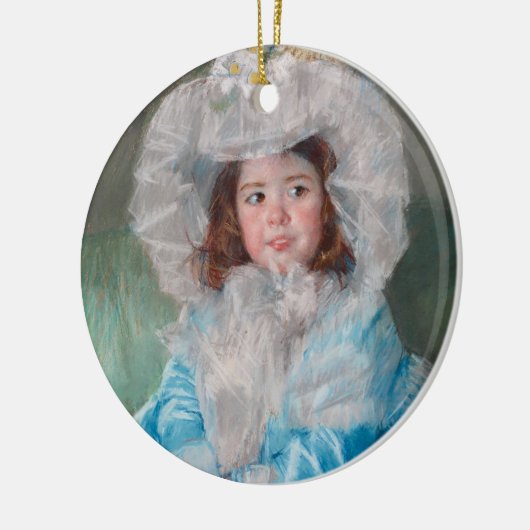 Margot in Blue | Mary Cassatt Keramisch Ornament (Links)