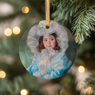 Margot in Blue   Mary Cassatt Keramisch Ornament