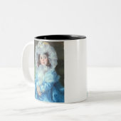 Margot in Blue, Mary Cassatt Tweekleurige Koffiemok (Voorkant links)