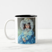 Margot in Blue, Mary Cassatt Tweekleurige Koffiemok (Links)