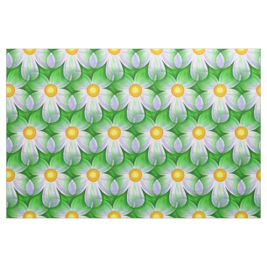 margriet bloemen stof (Yard (91,4 cm))