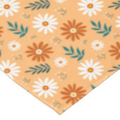 margriet en bladerdeeg tafelkleed (Gekanteld)