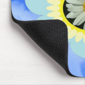 margriet en blauwe lucht muismat (Hoek)