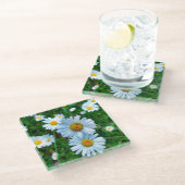 margriet glazen onderzetter (Schuin)