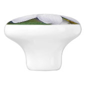 margriet keramische knop (Zijkant)