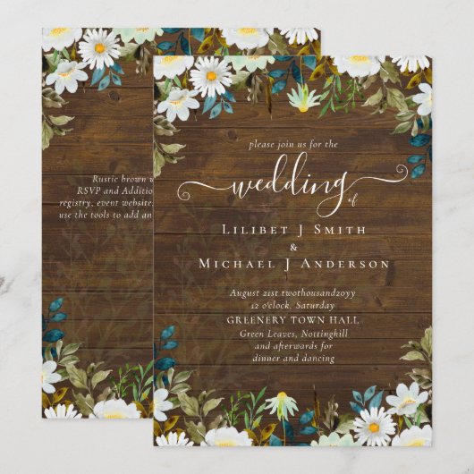 Margrietjes Groene Huwelijk (Voorkant / Achterkant)