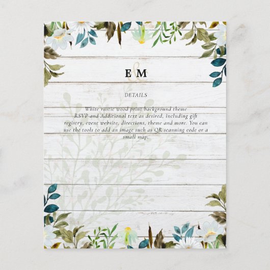 Margrietjes Groene Huwelijk (Achterkant)