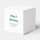 Margs and matrimony add name date bachelorette par bedankdoosjes (Achterkant)
