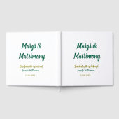 Margs and matrimony add name date bachelorette par gastenboek (Volledig)
