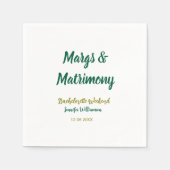 Margs and matrimony add name date bachelorette par servet (Voorkant)
