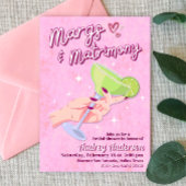 Margs and Matrimony - Bridal Shower Invitation Kaart