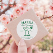 Margs and Matrimony  Bruidsmeisjes uitstapje  Ronde Sticker