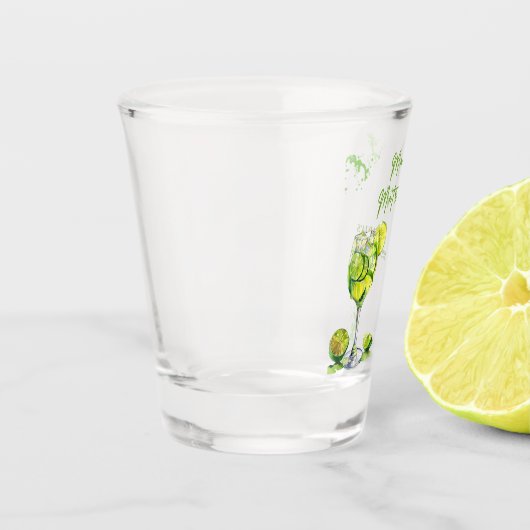 Margs and Matrimony Cocktail Bruiloftsfeest Shot Glas (Links)