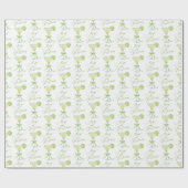 Margs And Matrimony Pattern Bruidsmeisjesfeestje Cadeaupapier (Vlak)