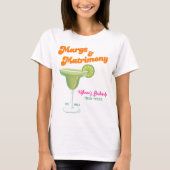 Margs and Matrimony vrijgezellenfeest Bruidsmeisje T-shirt (Voorkant)