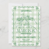 Margs en het huwelijk Bachelorette reisschema Kaart (Voorkant)