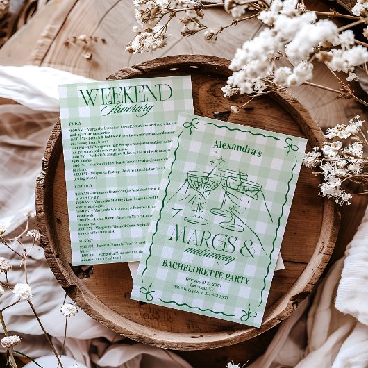 Margs en het huwelijk Bachelorette reisschema Kaart