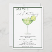 Margs en het huwelijk Limoen Margarita Vrijgezelle Kaart (Voorkant)