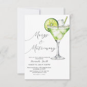 Margs en het huwelijk Margarita Vrijgezellenfeest Kaart (Voorkant)