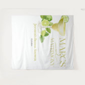 Margs en het huwelijk | Vrijgezellenfeest achtergr Wandkleed (Voorkant (horizontaal))