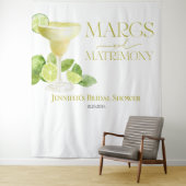 Margs en het huwelijk | Vrijgezellenfeest achtergr Wandkleed (In situ)