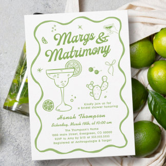 Margs en het Huwelijk Vrijgezellenfeest Kaart