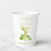 Margs en het huwelijk | Vrijgezellenfeest van citr Papieren Bekers (Achterkant)