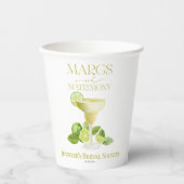 Margs en het huwelijk | Vrijgezellenfeest van citr Papieren Bekers (Voorkant)