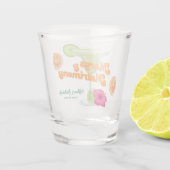 Margs en Huwelijk Bachelorette-feest  Shot Glas (Achterkant)
