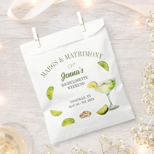 Margs en Huwelijk Bachelorette Party Bedankzakje (Geknipt)