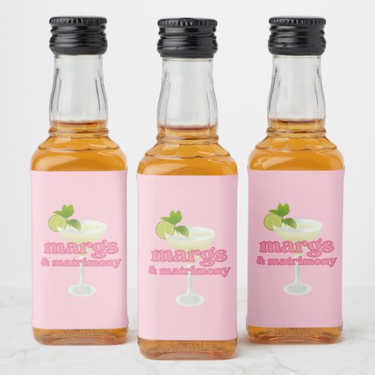 Margs en Huwelijk Bachelorette Party Likeurfles Etiket (Flessen)