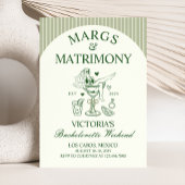 Margs en Huwelijk Bachelorette Party Route Kaart