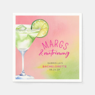 Margs en Huwelijk Bachelorette  Servet