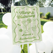 Margs en Huwelijk Bachelorette Welkom Acryl Bord