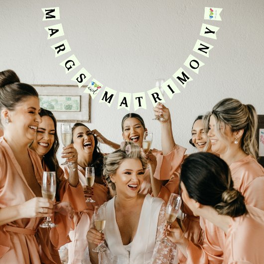 Margs en Huwelijk Chic Margarita Trio Lime Groen Vlaggetjes