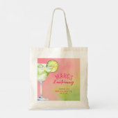 Margs en Huwelijk Cocktail Bachelorette Cadeautje Tote Bag (Achterkant)