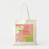 Margs en Huwelijk Cocktail Bachelorette Cadeautje Tote Bag (Voorkant)